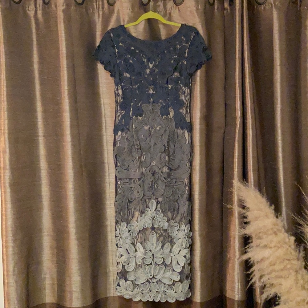 JS Collection Color Block Soutache Dress